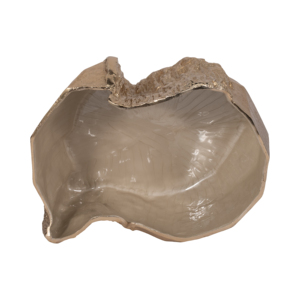 Ciotola Decorativa in Metallo a Forma Libera, Scultura per Arredamento Casa, Centrotavola, Decorazione da Tavolo - Product Image 5