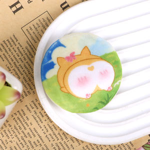 定制马口铁按钮徽章名称锡销批发标志胶印促销商务礼品 - Product Image 5