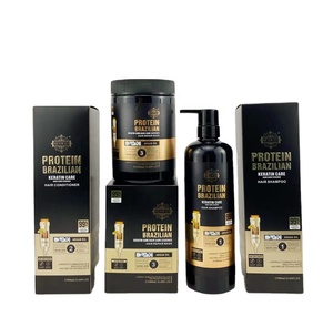 2023 Marque privée Protéine Botox Kératine Soins des cheveux soyeux Anti-perte Protection de la couleur Shampooing <span class=keywords><strong>et</strong></span> après-<span class=keywords><strong>shampoing</strong></span> - Product Image 4