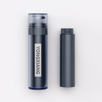 Bouteilles en plastique PET sous vide de luxe de 30ml 50ml avec emballage de vente directe d'usine de pompe sans air pour crème de lotion de soins personnels