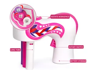 DIY elektrische automatische Haarschnallen-Handwerksmaschine künstliches Spielzeug für Kinder Haarschmuck-Werkzeug Twist-Zöpfer-Maschine Mädchen-Spielzeug