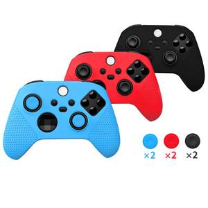Tốt nhất người bán Non-Slip điều khiển Silicone trường hợp đối với Xbox loạt <span class=keywords><strong>x</strong></span>/S bảo vệ bìa với 2 cái ngón tay cái Grips Joystick vỏ - Product Image 4