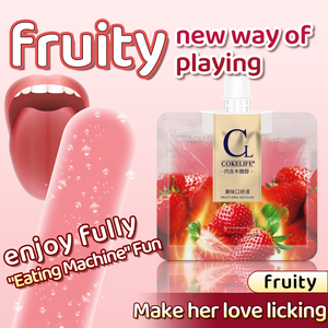 CokeLife ISO13485 15ml fruta de fresa Gel Oral aceite sexual Oral comestible Personal Lube Factory OEM/ODM soplado trabajo Glide sexo para niña - Product Image 3