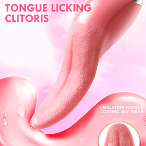 Groothandel Realistische Tongvibrator voor Koppels, G-spot Stimulatie, Orale Tongvibrator, Seks Speelgoed voor Vrouwen - Product Image 3