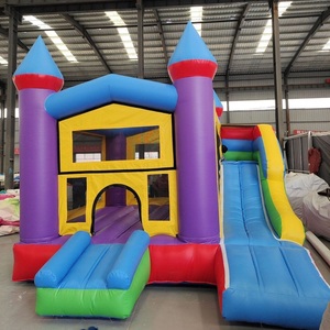 Château gonflable Naughty Castle avec trampoline, voitures tamponneuses, toboggan, <span class=keywords><strong>lit</strong></span> <span class=keywords><strong>de</strong></span> saut intérieur pour enfants, matériau PVC, 5x4x4m - Product Image 2