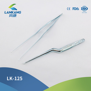Pince à épiler en forme de pistolet en acier inoxydable LK-126, instrument chirurgical dentaire, outil de précision manuel pour les procédures de soins bucco-dentaires - Product Image 5