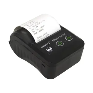 Pembuat Label Nirkabel Printer Termal Mini, Printer Mini Portabel 2 Inci untuk Android IOS Windows