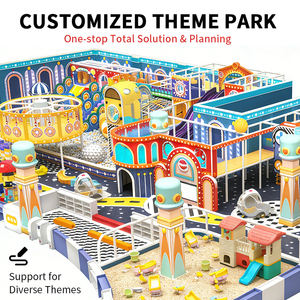 Aire de jeux intérieure sur le thème du carnaval personnalisable avec trampolines, toboggans et jeux interactifs pour centre de divertissement pour enfants - Product Image 5