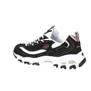 Skechers Donna Sneakers 13154 Nero Bianco Scarpe Chunky - Product Image 3