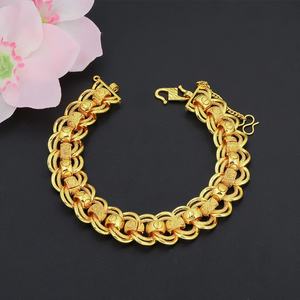 Pulsera de Oro de Lujo al por Mayor de Fábrica Jxx para Mujer, Chapada en Oro de 24K, Pulseras de Moda de Alta Calidad, Hechas Principalmente de Latón - Product Image 3