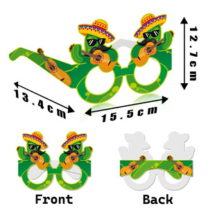 Tema del <span class=keywords><strong>carnaval</strong></span> mexicano Gafas divertidas Día mexicano <span class=keywords><strong>de</strong></span> los muertos Accesorios <span class=keywords><strong>de</strong></span> fotografía Suministros <span class=keywords><strong>de</strong></span> decoración para fiestas - Product Image 4