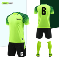 Maillot de Foot en Polyester 2024-2025 par Sublimation Respirant, Tenue de Football Économique