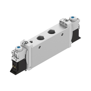 วาล์วโซลินอยด์นิวแมติกแบบสองตำแหน่ง VUVG-L14-B52-ZT-G18-1P3 566509 5/2 ทาง ขนาด G1/8 24V DC สำหรับระบบอัตโนมัติ - Product Image 2