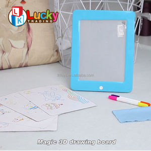 Lucky Toys 3D Magic Pad Tablero de escritura LED para Art Magic Pad Board con juego educativo de regalo - Product Image 5
