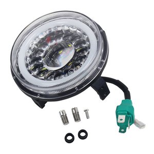 ไฟหน้ารถจักรยานยนต์12V 4.7นิ้วพร้อมไฟหน้า Halo DRL เหมาะสำหรับชิ้นส่วนสกูตเตอร์ไฟฟ้า <span class=keywords><strong>Vespa</strong></span> - Product Image 4