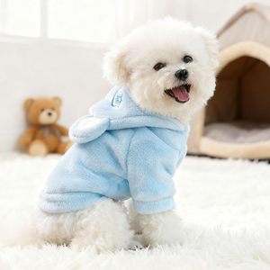 Sudadera con Capucha para Perro, con Orejas de Oso, de Forro Polar, para Perros Pequeños, Bulldog Francés, Cachorro, Diseño Clásico, Ropa Deportiva para Primavera e Invierno, Acogedora para Mascotas - Product Image 3
