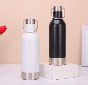 Frasco de botella de agua deportiva de acero inoxidable de metal Frasco térmico de doble pared - Product Image 2