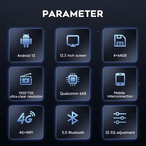 หน้าจอความบันเทิงอัพเกรด Hicbest ขนาด 12.3 นิ้ว แบบ IPS รองรับ Wireless Carplay สำหรับผู้โดยสารในรถยนต์ <span class=keywords><strong>Mercedes</strong></span>-Benz - Product Image 6
