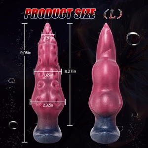 LetRock - Tapón Anal de Silicona, Dildo de Fantasía, Masajeador de Próstata, Juguete Sexual para Adultos, Dispositivo de Masturbación Anal Femenino - Product Image 3