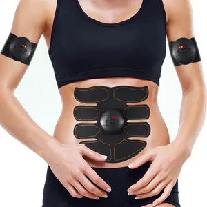 OEM al por mayor de encargo usable Abdomen cinturón culturismo dispositivo eléctrico fácil de usar Ems Ab estimulador muscular