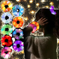 9 Pièces Bandeaux Lumineux LED pour Cheveux, Accessoires Lumineux pour Cheveux pour Fêtes Costumées d'Halloween et Carnavals