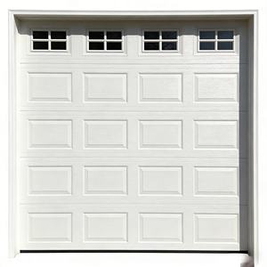 Porte de garage verticale intelligente à double vitrage isolé en alliage d'aluminium de luxe moderne avec capteur à distance - Product Image 4