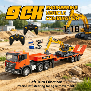 LK Toys HUINA 1:18 9CH Chariot élévateur télécommandé en alliage, excavatrice télécommandée, <span class=keywords><strong>camion</strong></span> <span class=keywords><strong>de</strong></span> construction RC - Product Image 3