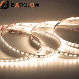 Bande LED CCT double tonalité 192 LED/m 2835, 12W/m, 8mm, avec circuit imprimé électroplaqué, coupable toutes les 12,5cm, à brancher, pour intérieur, vente en gros mondiale, AC220V - Product Image 3