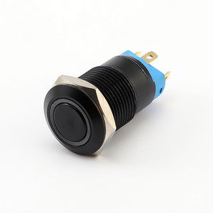 Nhà Sản Xuất Trực Tiếp Đen 16 Mét Momentary Chuyển 3A/250vac 16 Mét Chuyển Reset Bắt Đầu Push <span class=keywords><strong>Button</strong></span> - Product Image 6