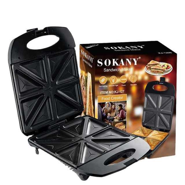 SOKANY Professional Factory Non-stick Roti Maker Machine 8" Roti Maker with Thermostat Knob KJ-126B