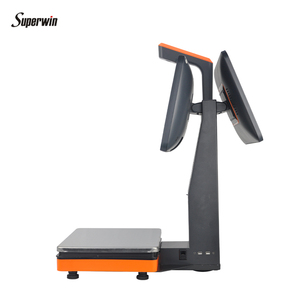 Personalizado 15,6 <span class=keywords><strong>pulgadas</strong></span> electrónico AI todo <span class=keywords><strong>en</strong></span> uno Dual Digital pantalla táctil electrónica AI Smart Pos sistema de pesaje báscula - Product Image 4