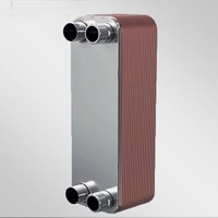 Échangeur de chaleur à plaques brasées en cuivre pour refroidissement liquide de centre de données, 300W, pour contrôle thermique de rack de serveur, haute résistance à la pression
