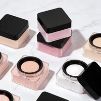 Poudre libre minérale OEM SPF Eask Bake, fond de teint en poudre libre rose banane, marque privée, végétalienne, contrôle du sébum, poudre fixante pour le maquillage