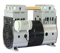 Compresseur d'air rotatif sans huile refroidi par air LFPROTEK, réservoir 300W AC220V, débit d'air 70L/min, pression 0.25Mpa, 55dB, usage industriel général