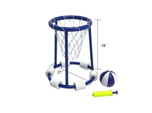 Aro de Baloncesto Acuático para Exteriores, Material Plástico de Excelente Calidad para Jugar en la Piscina o la Playa - Product Image 2
