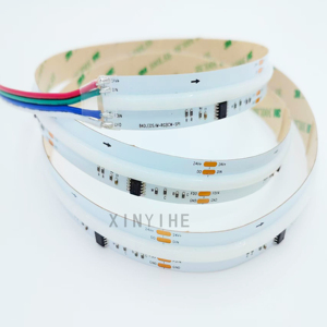 Bande lumineuse LED RGBIC COB en <span class=keywords><strong>cuivre</strong></span> IP20 24V 15mm 840 LED/s ultra-lumineuse avec télécommande pour intérieur et extérieur – Vente en gros - Product Image 1