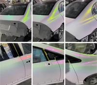 Polvo de pigmento de pintura automotriz camaleón supercambiante blanco opalescente Aurora arcoíris iridiscente a granel