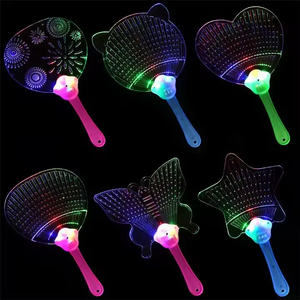 Bán buôn logo của khách hàng Luminous Hand Fan nhựa Light Up <span class=keywords><strong>Flashing</strong></span> Fan Kids đồ chơi cho mùa hè làm mát - Product Image 2