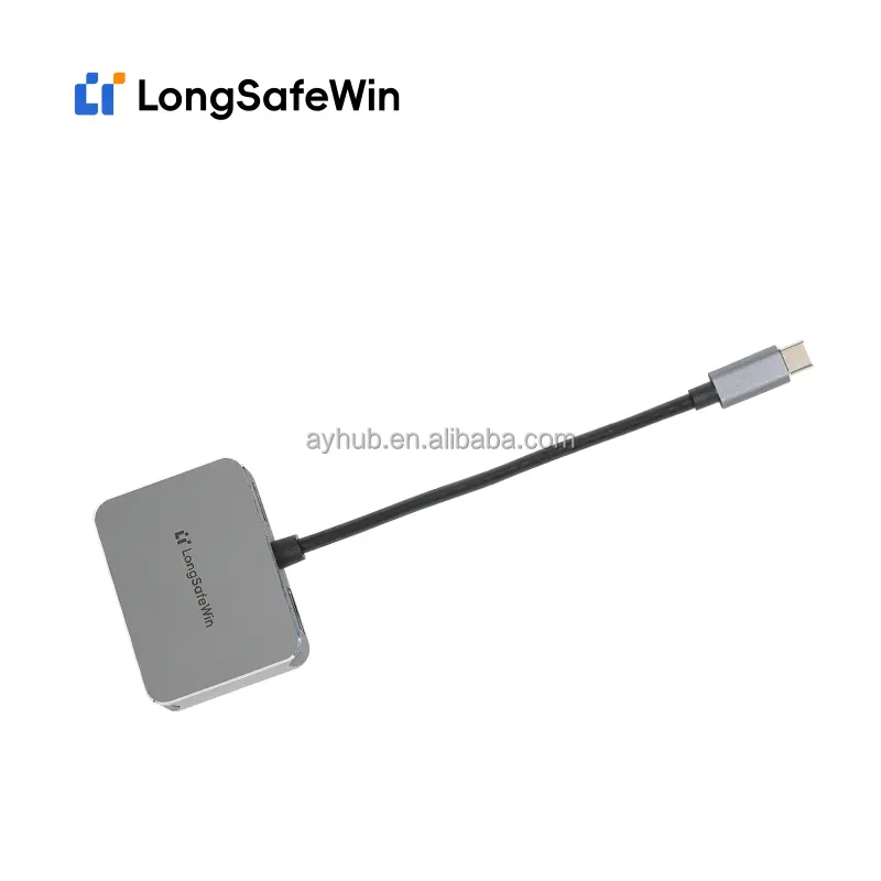 Cao cấp 5-trong-1 USB-C HUB Adapter Cable OEM Docking Station chuyển đổi SD/Micro SD USB 3.0 3-trong-1 chuyển đổi USB-C Docking Station