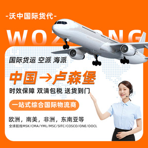 Wozhong Transporte Internacional de Mercancías por Aire y Mar, de China a Luxemburgo, DDP, Despacho de Aduanas Incluido, Entrega a Domicilio - Product Image 1