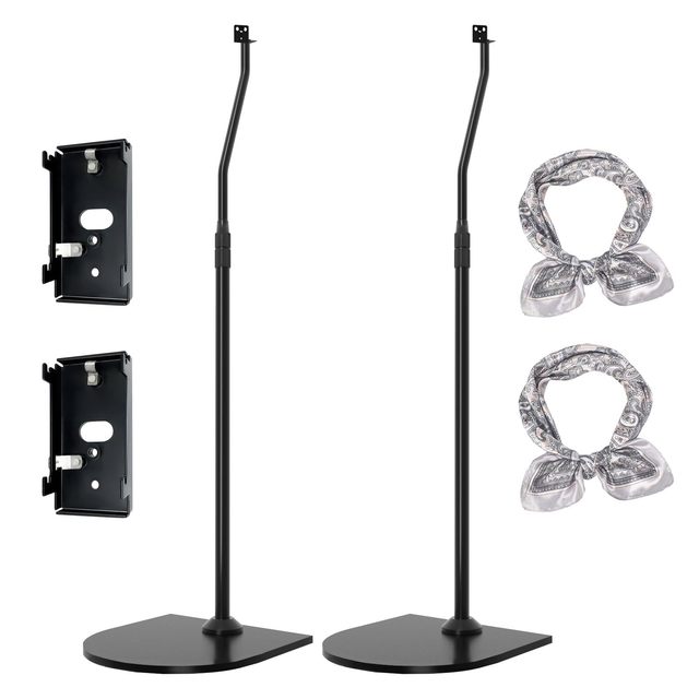 Adjustable Height Speaker Stand Pair for Bose with Cable Management, for WB-50 II, UFS-20 II, UTS-20 II, CM520, Lifestyle 600