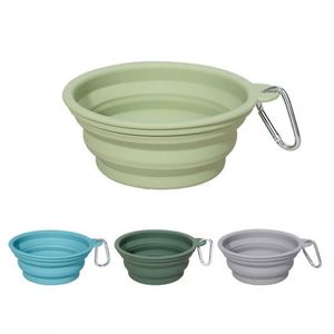 Custom Advertising Gifts Outdoor Foldable <b>Silicone</b> Pet <b>Mat</b> Bowl Dog Bowls Round - Product Image 4