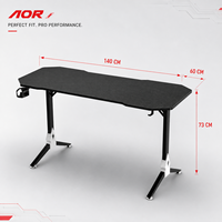 Bureau de jeu convertible et extensible en métal pour configuration PC e-sport, idéal pour la vente en gros