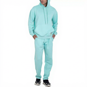 Venta al por mayor personalizado lavado ácido Streetwear con capucha hombres gimnasio entrenamiento chándal 100% algodón de secado rápido transpirable - Product Image 1