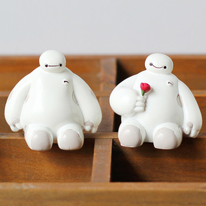Baymax Figurine Resin Miniature Cartoon Decor Handmade Home Desktop Ornament - Product Image 3