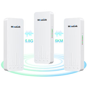Mosslink 5,8 GHz 3er-Pack Outdoor WLAN 5KM 900Mbps CPE WiFi-Bridge 1-zu-2 POE-Adapter Punkt-zu-Punkt Outdoor WLAN-Bridge - Product Image 1