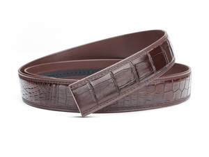 <span class=keywords><strong>Cintura</strong></span> da Uomo in Vera Pelle di Lusso con Logo Personalizzato, Fibbia in Lega, Impermeabile, Design alla Moda - Product Image 3