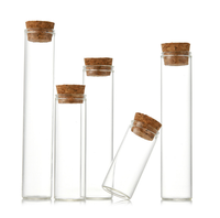Petite bouteille en verre multi-taille avec bouchon en liège, Mini bouteille de souhait de mariage
