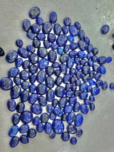 พลอยเจียระไนแบบหลวมทำจากอินเดีย Lapis Lazuli จากธรรมชาติ - Product Image 2
