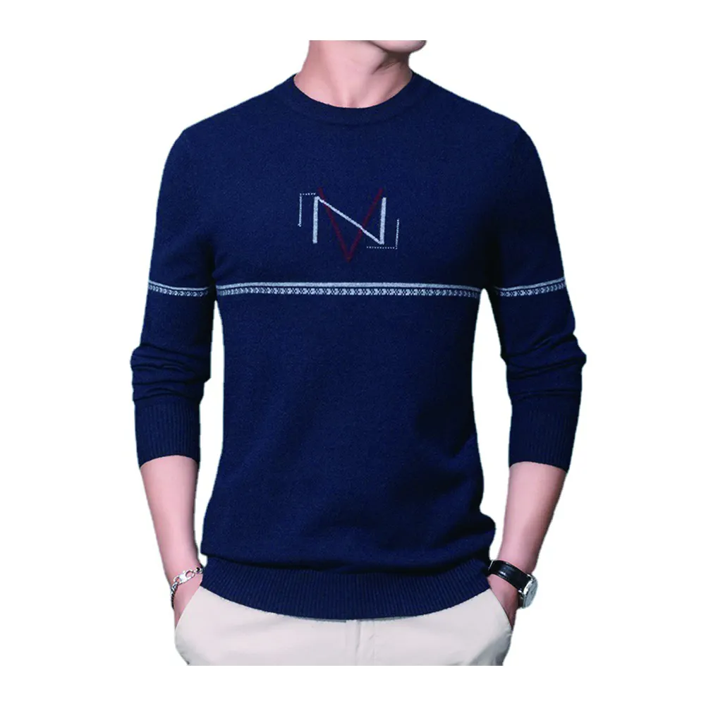 Brand Clothing Male Fit Thick Men'S Sweater Cardigan Hot Sell Plus Size Slim Office Men Sweater